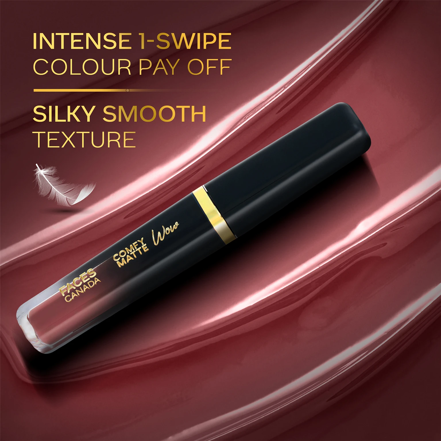 FACES CANADA Comfy Matte Wow Liquid Lipstick | Long Lasting | Waterproof (Cocoa Crush 07, 3.8 ml) - Image 3