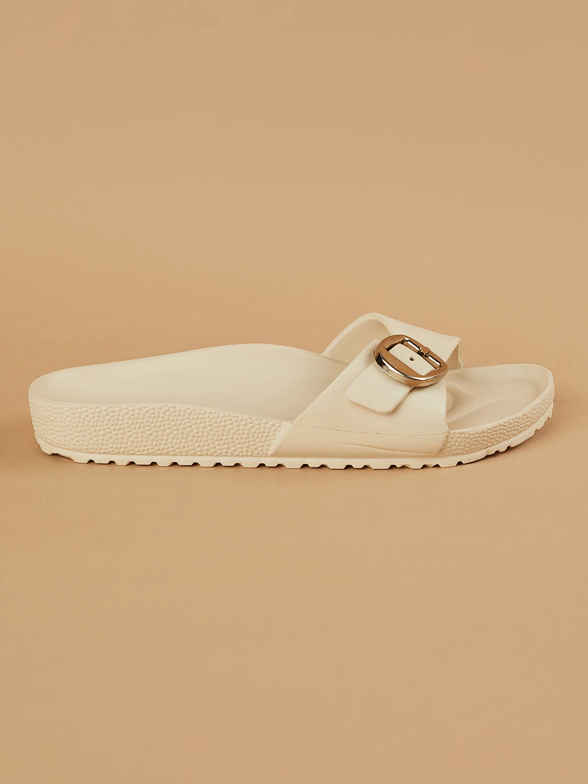 Ginger by Lifestyle Women Sandal (Beige , 6) - Image 3
