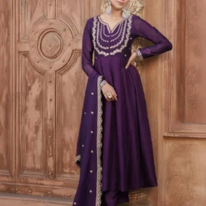 SIDDHESHWAR CREATION Embroidered Anarkali Kurta